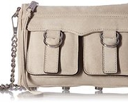 Rebecca Minkoff 瑞贝卡·明可弗 CLIFFSIDE 女士绒面真皮斜挎包