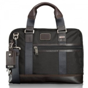 TUMI Bravo 系列 男式 紧凑型公文包 222610HK2 棕色 11.5英寸