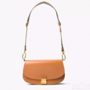 意大利产，Michael Kors Mia French 主标系列 女士真皮单肩包 2色 1.6折$228（ $278 额外8折）