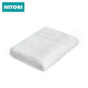 日本 宜得利家居 NITORI 白色浴巾 100%埃及长绒棉