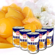 美宁 黄桃罐头 425g*5罐
