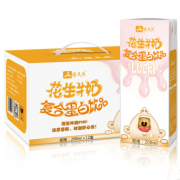 限地区：缘天然 花生牛奶复合蛋白饮品 200ml*12盒