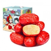 楼兰蜜语 蜜饯果干 新疆灰枣 零食新疆特产干果Q枣红枣子量贩装1000g/盒