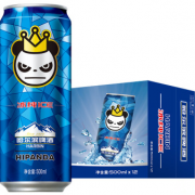 限地区：Harbin 哈尔滨 HIPANDA合作限量款 冰纯啤酒 500ml*12听