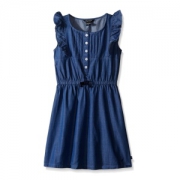 NAUTICA 诺帝卡 Flutter Sleeve 女童连衣裙