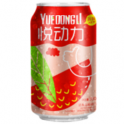 悦动力 果味饮料 清爽荔枝味汽水 330ml*24罐 整箱
