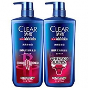 CLEAR  清扬  男士去屑洗发水清爽控油型NBA限量版750ml*2+LUX力士菁油臻润洗发乳160ml