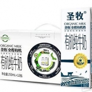 圣牧 全程有机奶全脂纯牛奶 250ml*12盒