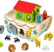 KidKraft 诺亚方舟形状 婴儿益智积木玩具