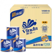 Vinda 维达 蓝色经典3层卷纸 140g*27卷