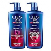 CLEAR 清扬 男士去屑洗发水 清爽控油型 定量版 750ml*2