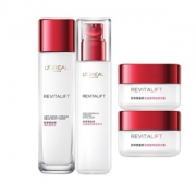 LOREAL PARIS 巴黎欧莱雅 护肤套装（复颜清乳柔肤水130ml+滋润乳液110ml+紧致滋润日霜 25ml*2瓶）