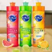日本进口，KAO 花王 果蔬餐具护手洗洁精白桃味240ml*4瓶