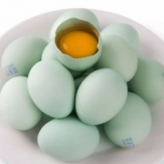 菜源农场 农家新鲜散养绿壳鸡蛋30枚