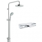 GROHE 高仪 淋浴花洒套装（ 23348000+27389000） 200MM顶喷1439元包邮（1779，每满100-20）