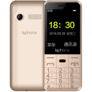 神价格 乐丰 lephone D1 2G功能机 移动联通双网通 双卡双待 金色