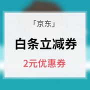 优惠券# 京东  白条立减券