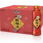 限华东：康师傅 酸梅汤 500ML*15瓶 整箱