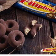 西班牙进口 Filipinos巧圈圈 黑/白/牛奶巧克力脆3味乐享装 405g