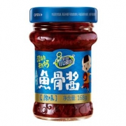 限华北 华南：半岛小渔村 高钙鱼骨酱 拌面酱下饭菜酱 原味 168g