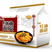 阿宽 四川铺盖面红油面皮420g 四包装 折9.95元 （19.9，5件5折）