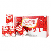 限地区：三剑客 大红枣乳酸菌饮品 风味牛奶 250ml*21盒 整箱