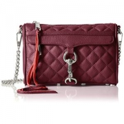 中亚Prime会员： REBECCA MINKOFF Quilted mini MAC 女士真皮斜挎包
