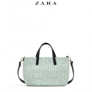 zara 女士编织购物包