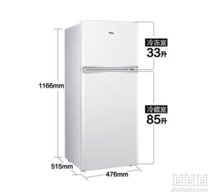 TCL BCD-118KA9双门冰箱