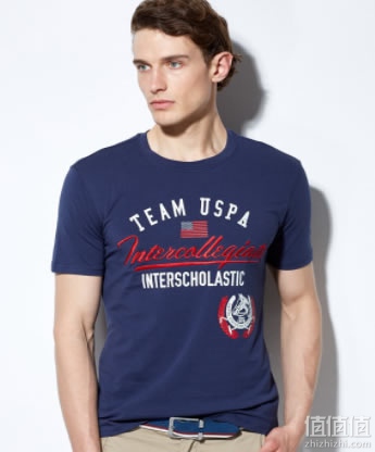 美国马球协会男士短袖T恤