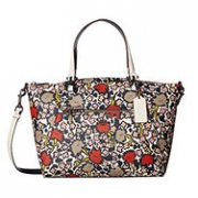 COACH 蔻驰 Floral Printed Prairie Satchel 女士印花单肩包