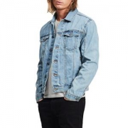历史新低;Calvin Klein Jeans Rinse Wash Denim Trucker 男士牛仔外套