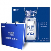 限北京：蒙牛 纯甄 常温酸牛奶 200g*24 家庭装