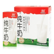 限华东：辉山 超高温灭菌纯牛奶 250mlx12盒