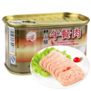 天津 长城 午餐肉 优质火腿罐头198g