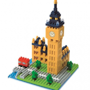 Prime会员！Nanoblock 河田 纳米积木 英国大本钟