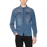 L码，Superdry 极度干燥 Roadster 男士长袖牛仔衬衫 含税直邮