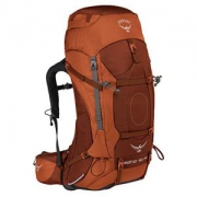 Osprey S17 男式 苍穹 Aether 60 耐用户外徒步穿越登山越野双肩重装背包反重力背负系统带防雨罩轻量背包 三年质保终身维修