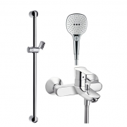 汉斯格雅（Hansgrohe）  飞雨 select120手持花洒+71242007 单把手浴缸龙头淋浴套餐