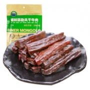 草原今朝 手撕风干牛肉干 原味 106g *10件