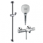 汉斯格雅（Hansgrohe）   飞雨 select 120 手持花洒恒温套装 带下出水
