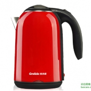 Grelide 格来德 全钢双层中空电热水壶1.7L