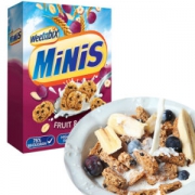 英国原装进口 维多麦（Weetabix）维他麦早餐小饼（含水果和坚果）全谷物早餐麦片小饼 450克 *4件