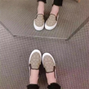 COACH蔻驰Cameron Outline女士一脚蹬休闲鞋 两色可选
