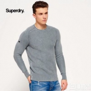 2017新款，Superdry 极度干燥 Garment Dyed 男士染色圆领针织衫 国内￥549 Prime会员免费直邮含税