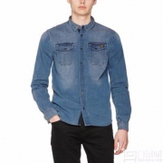 L码，Superdry 极度干燥 Roadster 男士长袖牛仔衬衫 含税直邮
