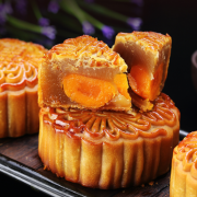 思朗 双黄白莲蓉月饼320g*2袋