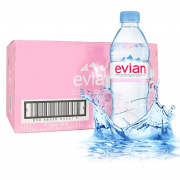 依云（evian） 天然矿泉水 500ml* 24瓶 法国进口
