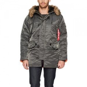 ALPHA INDUSTRIES N3b 男士修身棉服