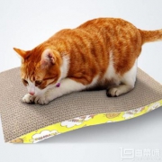 天然玉米胶，猫主子专用瓦楞纸磨爪板 送猫薄荷